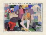 France_1961_Yvert_1322-Scott_1018_positive_hand_multicolor_ab_detail