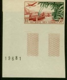 Comores_1950_Yvert_PA1-Scott_C1_multicolor_a