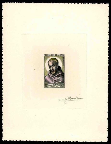 France_1953_Yvert_945-Scott_B276_hand_multicolor_b