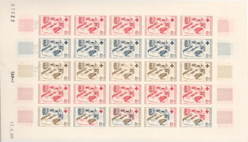 Mali_1965_Yvert_82-Scott_80_full_sheet