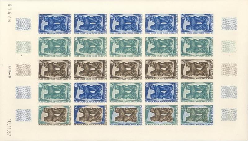 Polinesia_1967_Yvert_59-Scott_240_full_sheet