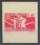 French_Colonies_1943_Yvert_63-Scott_unadopted_5f_+_40f_Aid_to_fighters_red-lilac_ESS