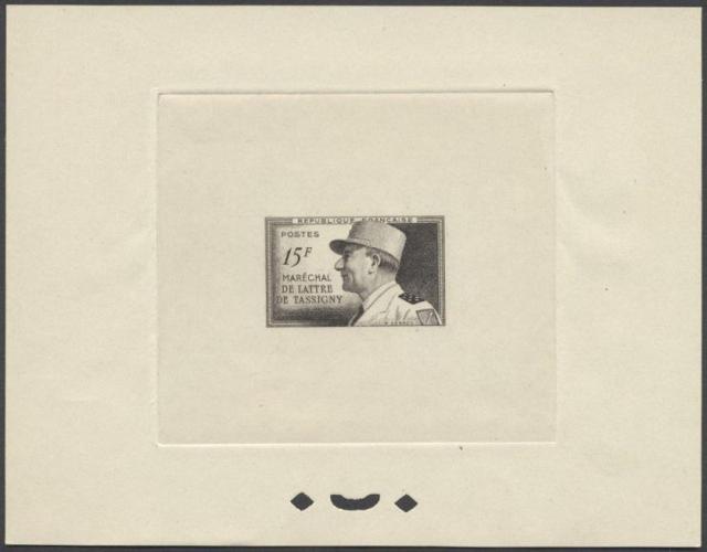 France_1952_Yvert_920a-Scott_675a_unadopted_Marechal_de_Lattre_Type_I-b_black_ATP