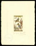 Chad_1961_Yvert_PA5-Scott_C5_hand_multicolor