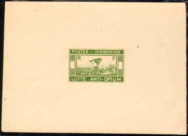 Indochine_1942_Yvert_231a-Scott_unadopted_Lutte_anti-opium_etat_green_AP