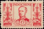 Indochine_1943_Yvert_266-Scott_6c_Amedee_Courbet_IS