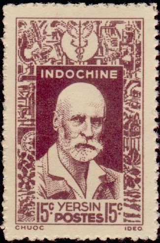 Indochine_1944_Yvert_287-Scott_Dr_Yersin_IS