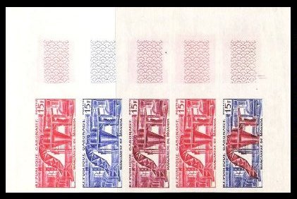 Gabon_1965_Yvert_180-Scott_181_five_d