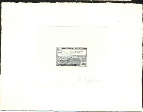 Algeria_1946_Yvert_PA6a-Scott_C6_unadopted_plane_over_Algeri_bay_black_c_AP