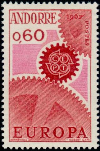 Andorra_1967_Yvert_180-Scott_174