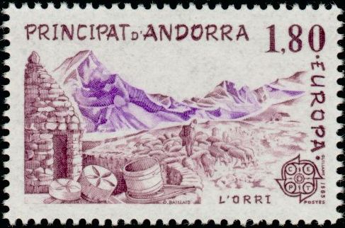 Andorra_1983_Yvert_313-Scott_307