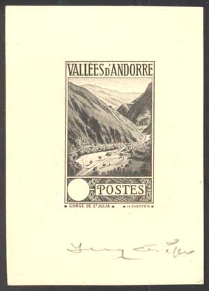 Andorra_1932_Yvert_38-Scott_etat_black