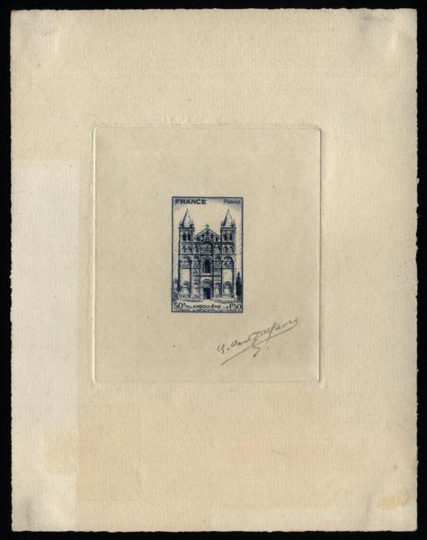 France_1944_Yvert_663-Scott_B185_blue_ea
