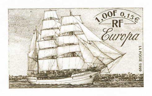 France_1999_Yvert_3277-Scott_2736i_sepia_in_TD_detail