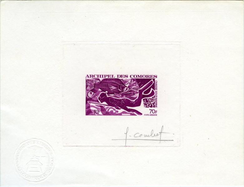 Comores_1972_Yvert_PA44-Scott_C44_lilac