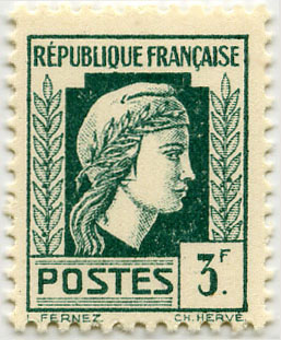France_1944_Yvert_642-Scott_489_litho