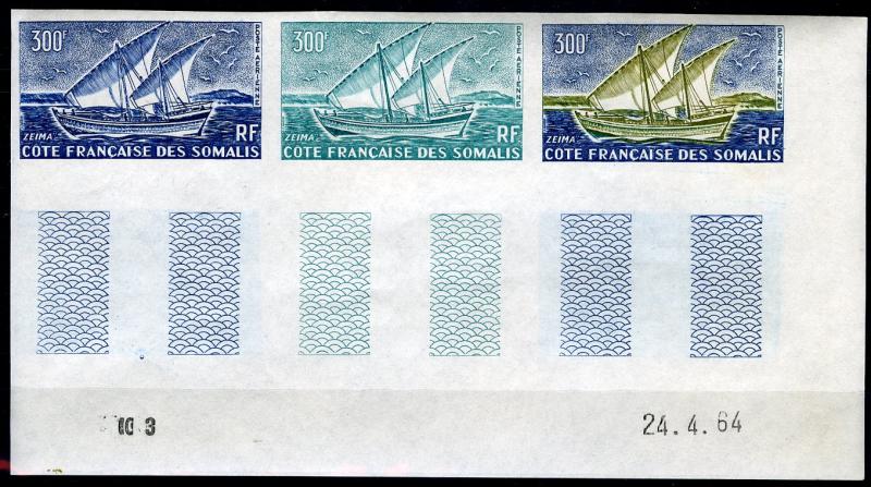Somali_Coast_1964_Yvert_PA40-Scott_C34_three