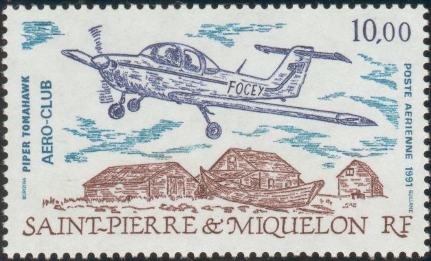St_Pierre_1991_Yvert_PA70-Scott_C67