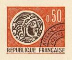 France_1964_Yvert_Preoblit_128-Scott_red_+_black_typo_aa_detail