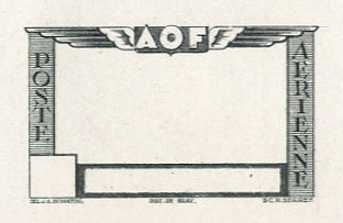 Ivory_Coast_1942_Yvert_PA10-Scott_C10_1er_etat_black_detail