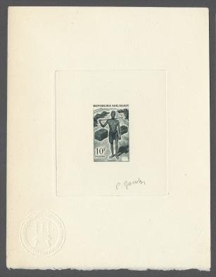 Madagascar_1965_Yvert_412-Scott_373_dark-grey