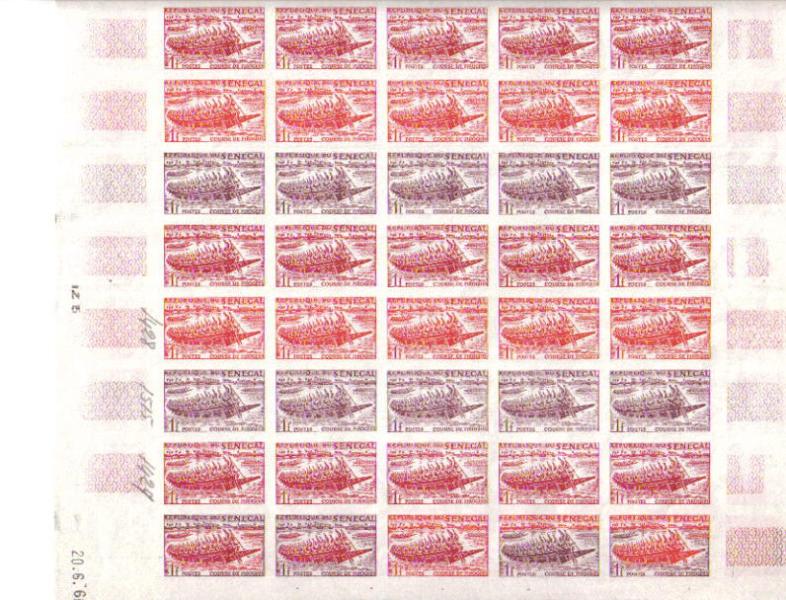 Senegal_1961_Yvert_206-Scott_203_full_sheet