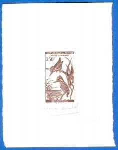 Chad_1961_Yvert_PA5-Scott_C5_brown
