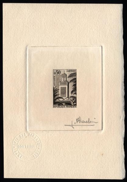 France_1960_Yvert_1238-Scott_946_sepia_aa
