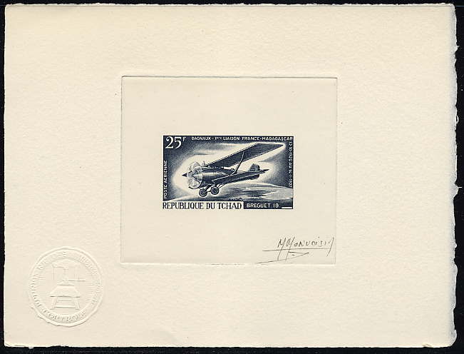 Chad_1967_Yvert_PA37-Scott_C33_dark-grey_a