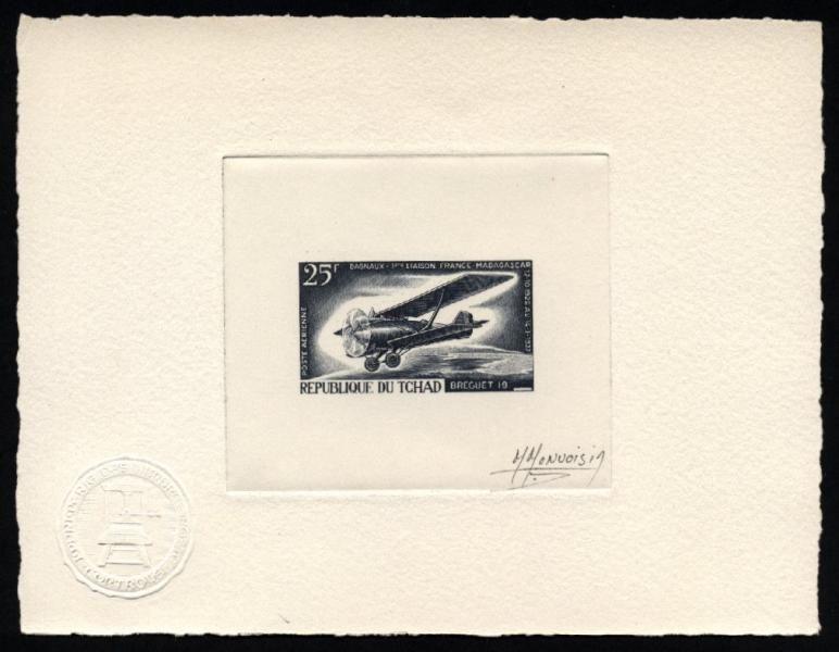 Chad_1967_Yvert_PA37-Scott_C33_dark-grey_c