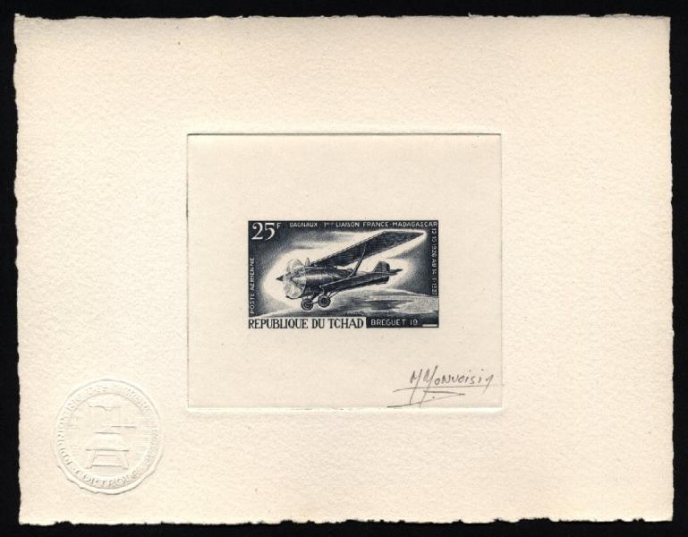Chad_1967_Yvert_PA37-Scott_C33_dark-grey_f