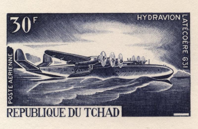 Chad_1967_Yvert_PA38-Scott_C34_blue-grey_a_detail