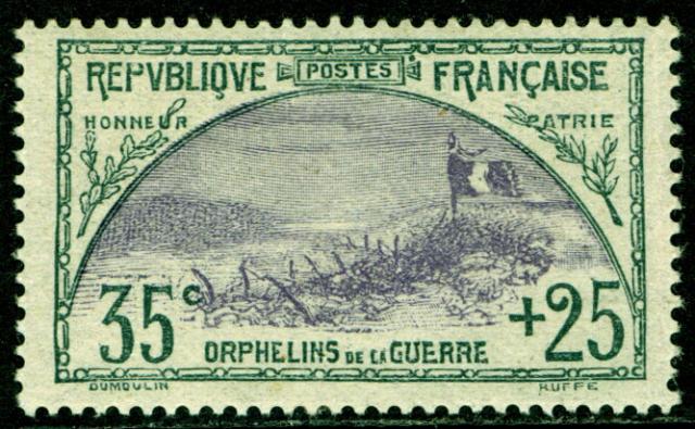 France_1917_Yvert_152-Scott_B7_35c_+_25c_Orphelins_b_IS