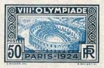 France_1924_Yvert_186a-Scott_201_unadopted_Jeux_Olympiques_Paris_50c_dark-blue_+_blue_typo_ab_AP_detail