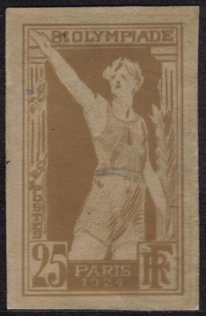 France_1924_Yvert_186c-Scott_201_unadopted_Jeux_Olympiques_Paris_25c_brown_typo_ESS