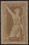 France_1924_Yvert_186c-Scott_201_unadopted_Jeux_Olympiques_Paris_25c_brown_typo_ESS