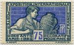 France_1924_Yvert_214-Scott_224_Arts_decoratifs_75c_typo_a_IS