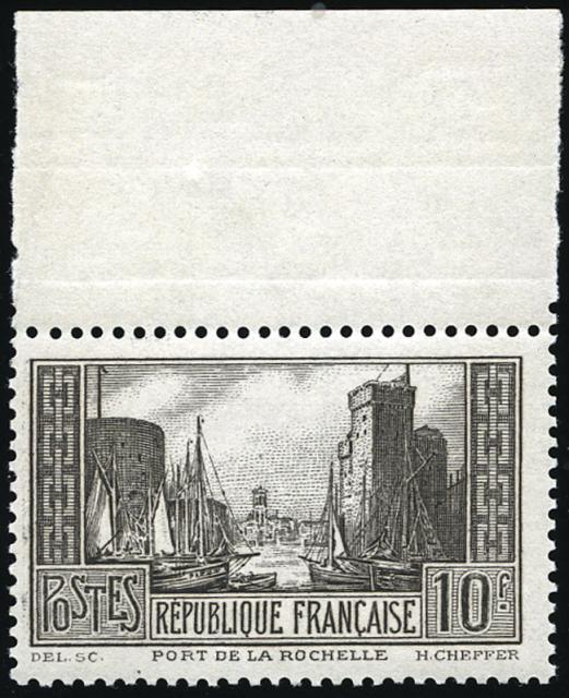 France_1929_Yvert_261c-Scott_251_Port_de_la_Rochelle_black_b_US