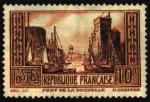 France_1929_Yvert_261e-Scott_251_Port_de_la_Rochelle_brown_f_US