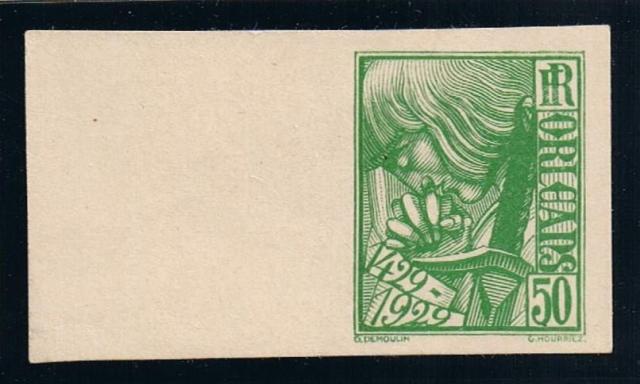 France_1929_Yvert_257i-Scott_245i_unadopted_Jeanne_dArc_project_Demoulin_green_ESS