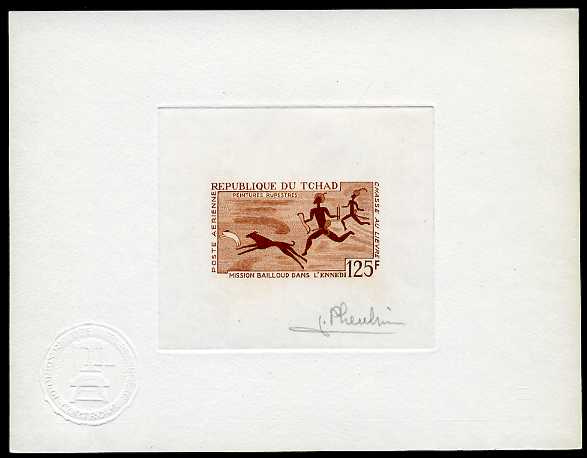 Chad_1967_Yvert_PA43-Scott_C39_brown