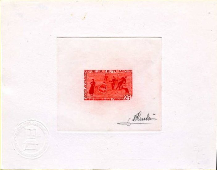 Chad_1968_Yvert_164-Scott_166_red_b