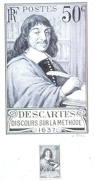 France_1937_Yvert_341ab-Scott_330_unadopted_50c_Descartes_discours_SUR_la_methode_MAQ