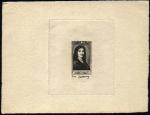 France_1944_Yvert_612a-Scott_B179_unadopted_Moliere_black_d_AP