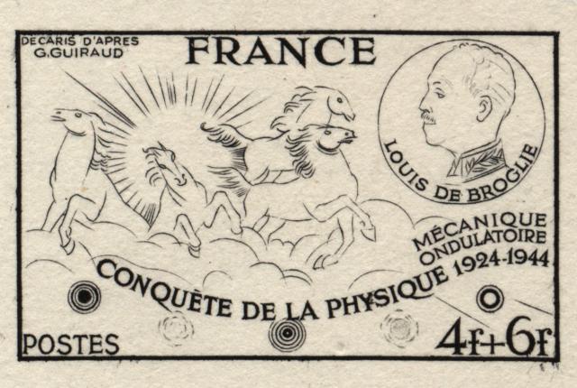 France_1944_Yvert_617a-Scott_B184_unadopted_4f_+_6f_Louis_de_Broglie_FRANCE_1er_etat_black_aa_AP_detail