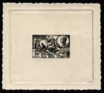 France_1944_Yvert_617b-Scott_B184_unadopted_4f_+_6f_Louis_de_Broglie_RF_black_aa_AP