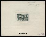France_1944_Yvert_617b-Scott_B184_unadopted_4f_+_6f_Louis_de_Broglie_RF_green_1314_CP