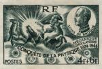 France_1944_Yvert_617b-Scott_B184_unadopted_4f_+_6f_Louis_de_Broglie_RF_green_1314_CP_detail