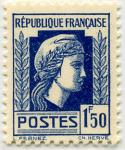 France_1944_Yvert_639-Scott_486_1f50_Marianne_Alger_litho_b_IS