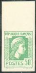 France_1944_Yvert_645a-Scott_492_unissued_50f_Marianne_dAlger_green_ab_ESS